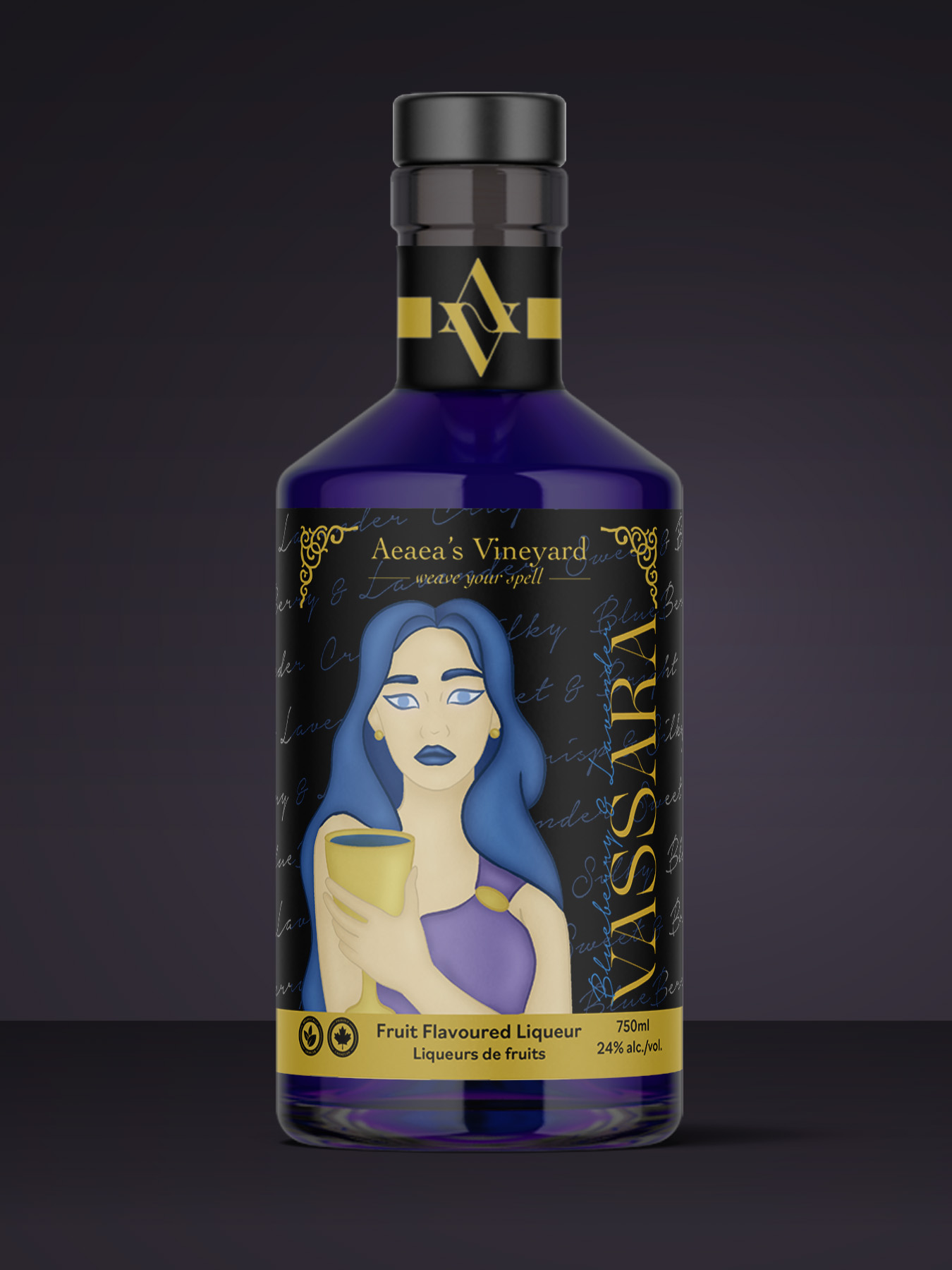 Aeaea's Vineyard bottle