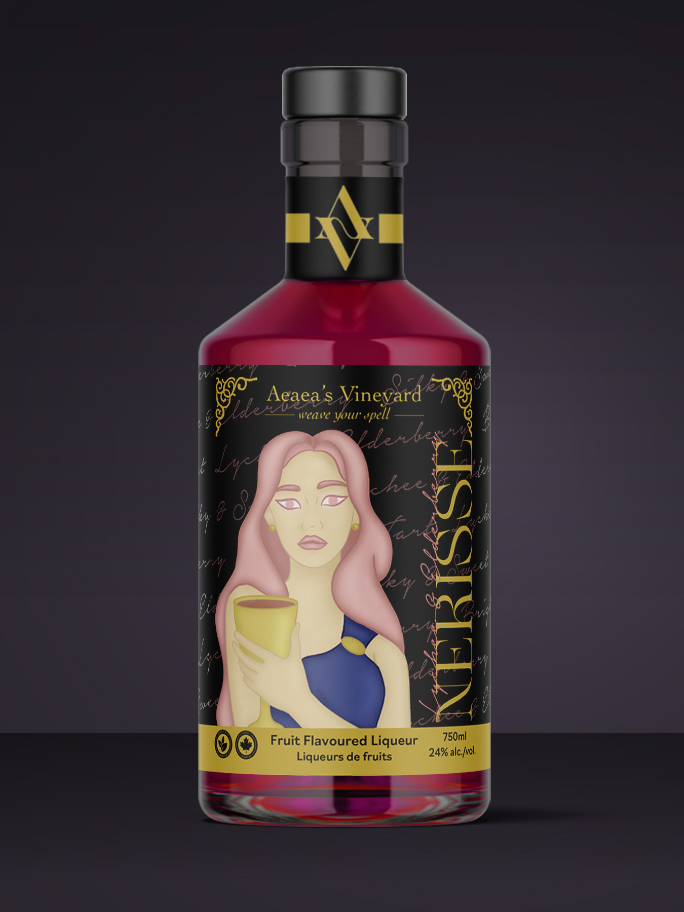 Aeaea's Vineyard bottle