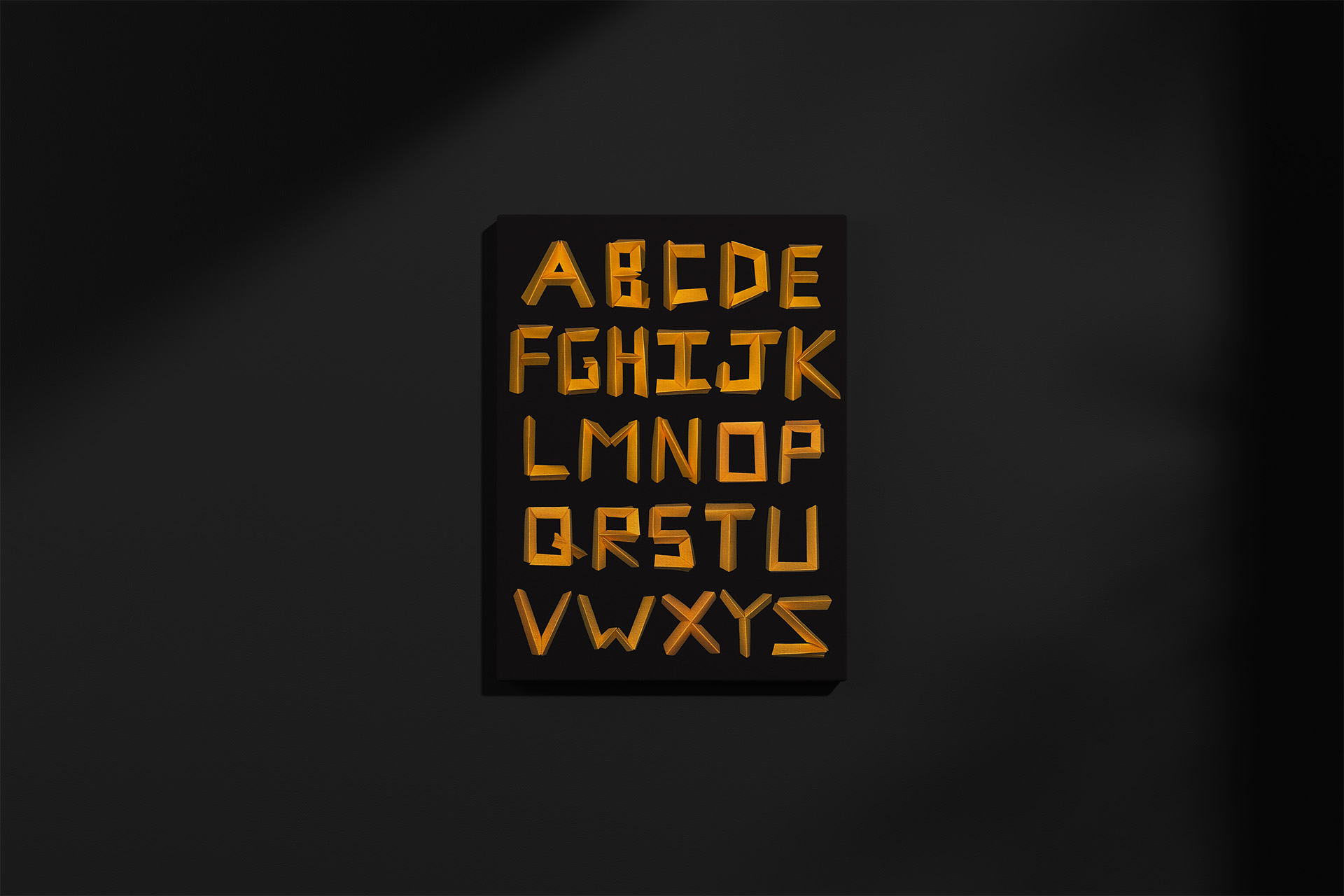Heavy Stacks letterform