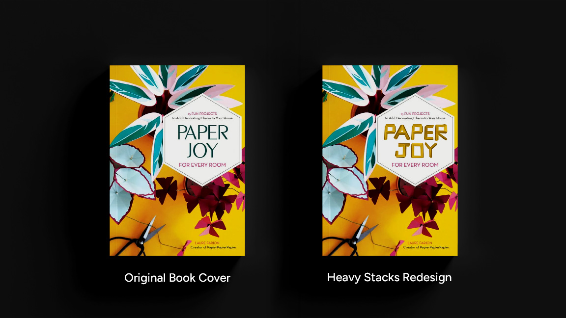 Heavy Stacks applied in a poster