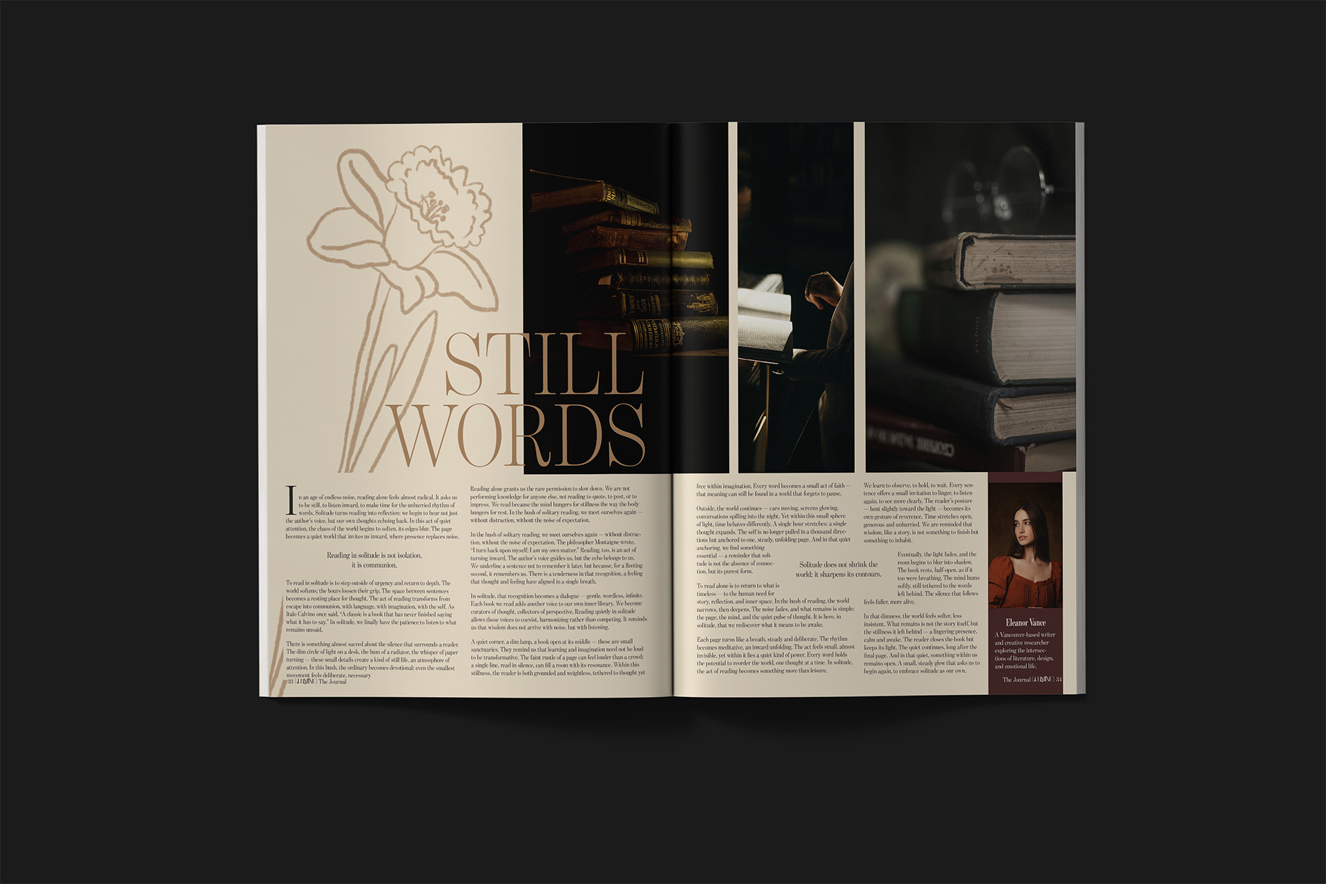 Lumine editorial spread