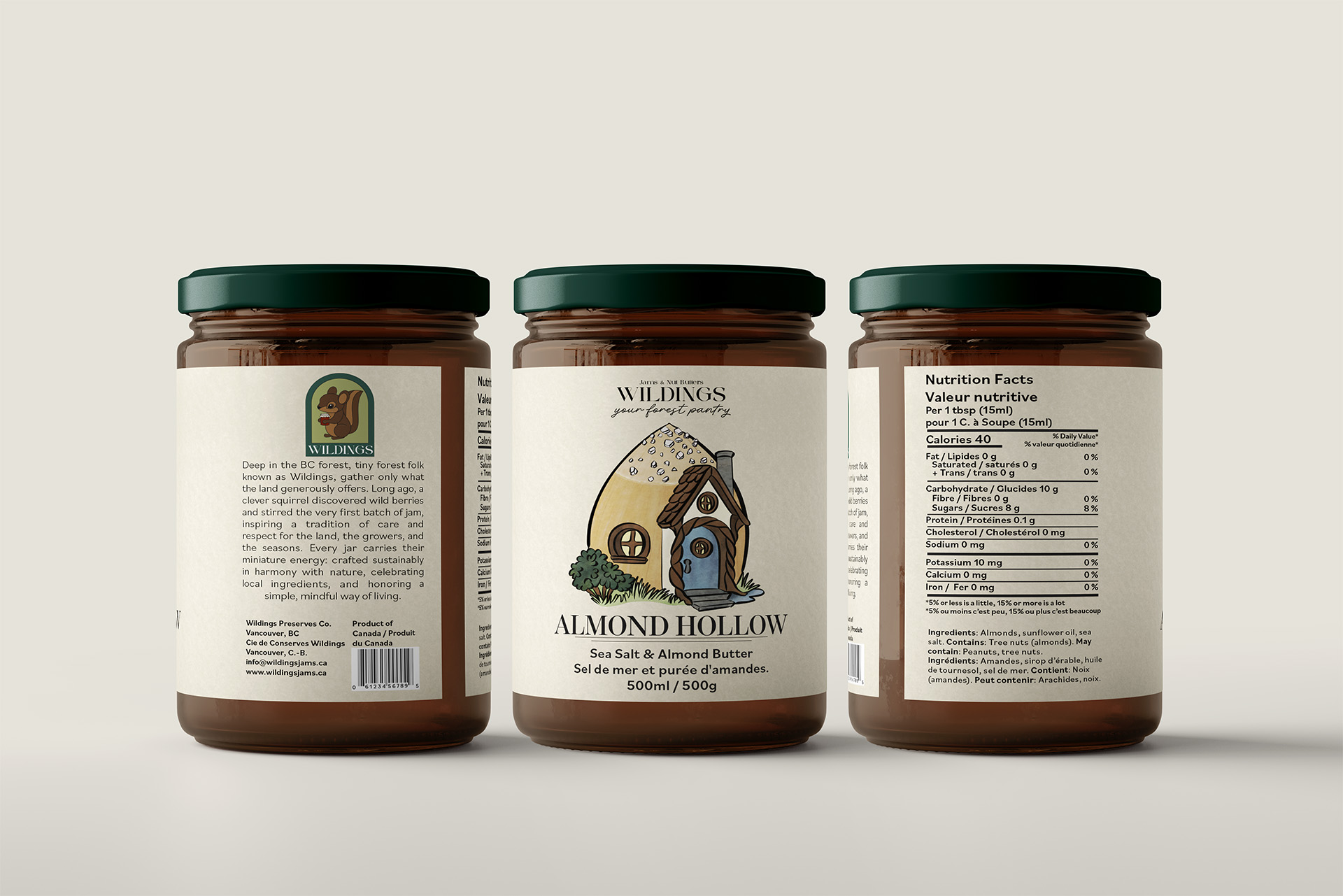Wildings packaging mockup