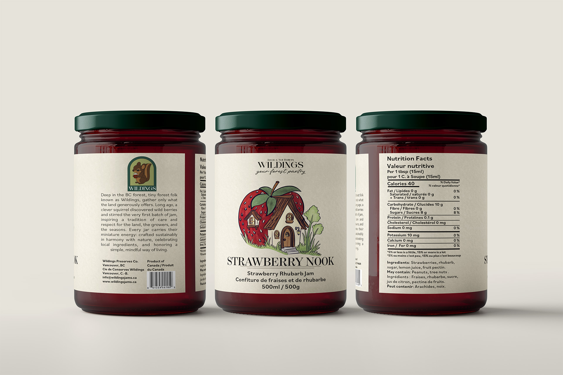 Wildings packaging mockup