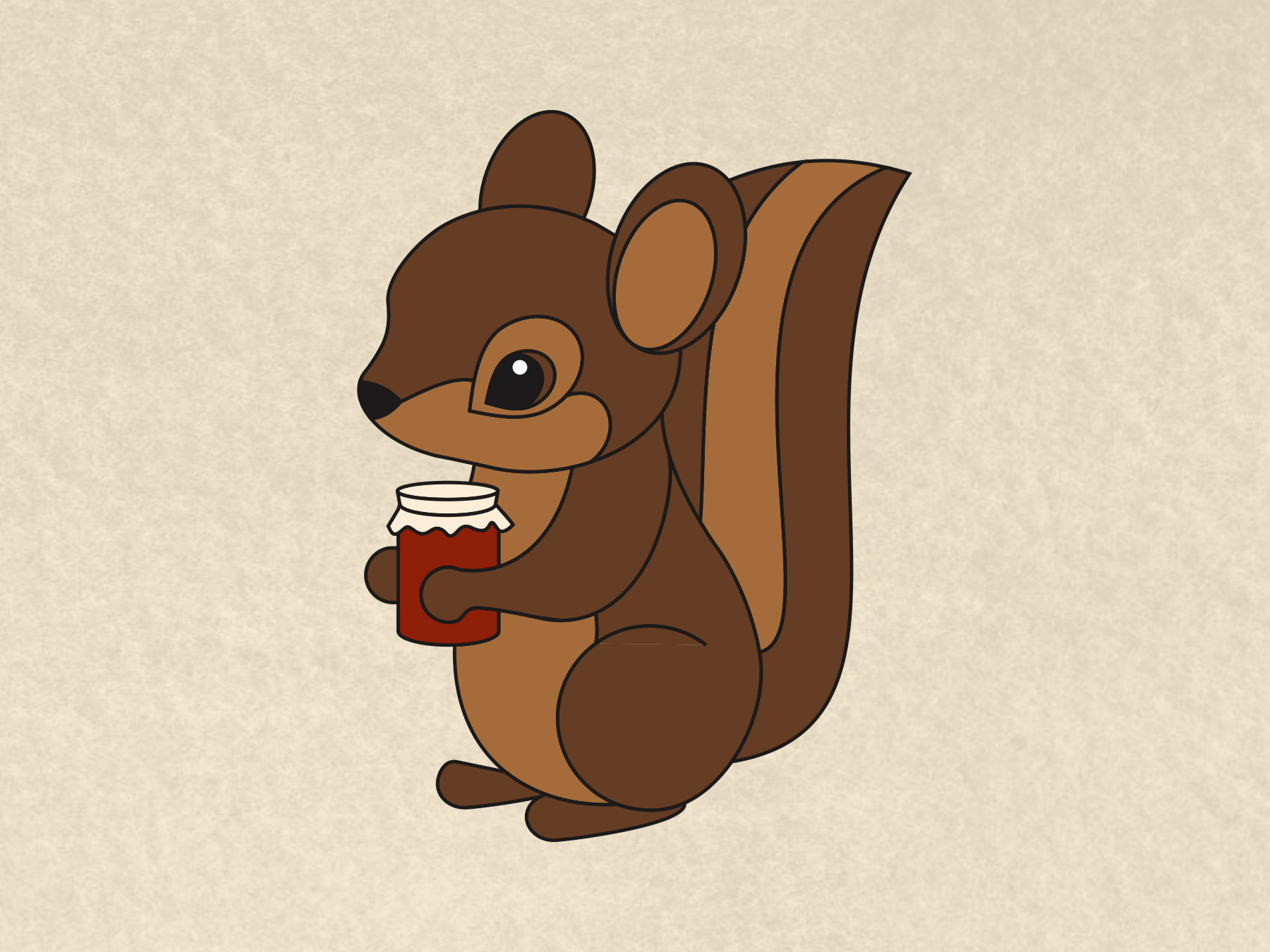 Wildings squirrel mascot